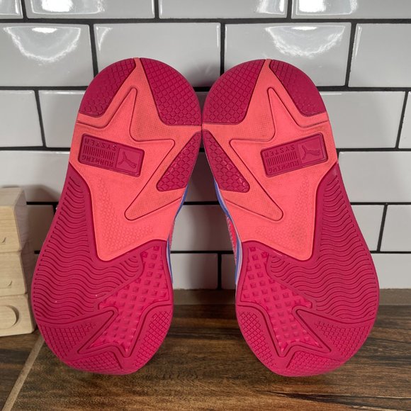 PUMA RS-X Little Girls Size 1.5C Running Shoes Multicolor Valentines Day Sneaker